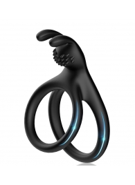 Черное эрекционное кольцо с подхватом мошонки - Boys of Toys - в Твери купить с доставкой
