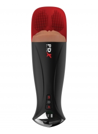 Мастурбатор-вагина в колбе с вибрацией Fuck-O-Matic Pro XL - Pipedream - в Твери купить с доставкой