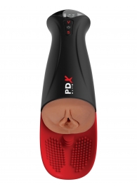 Мастурбатор-вагина в колбе с вибрацией Fuck-O-Matic Pro XL - Pipedream - в Твери купить с доставкой