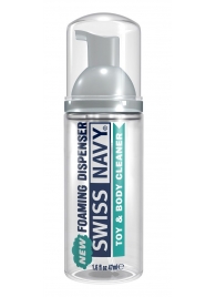 Очищающая пенка для игрушек и тела Toy   Body Cleaner Foamer - 47 мл. - Swiss navy - купить с доставкой в Твери