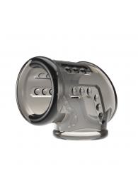 Дымчатая насадка на пенис и мошонку - Baile - в Твери купить с доставкой