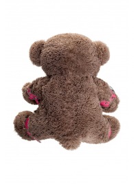 Бондажный набор: бурый мишка с розовыми оковами и наручниками - Pecado - купить с доставкой в Твери