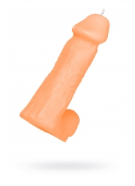 Оранжевая сувенирная свеча «Пенис» - Pecado - купить с доставкой в Твери