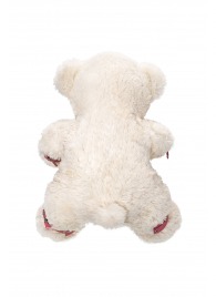 Бондажный набор: белый мишка с розовыми оковами и наручниками - Pecado - купить с доставкой в Твери