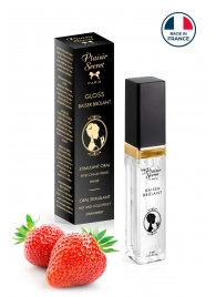 Стимулирующий блеск для губ со вкусом клубники - 7 мл. - Plaisir Secret - купить с доставкой в Твери