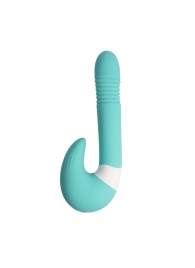 Бирюзовый вибростимулятор зоны G 2-в-1 - Youvic