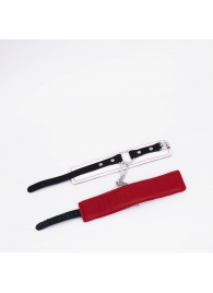 Бело-красные кожаные оковы - Crazy Handmade - купить с доставкой в Твери