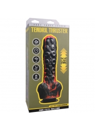 Черно-красная мини-машина на присоске Tendril Thruster - 21,6 см. - Doc Johnson - купить с доставкой в Твери