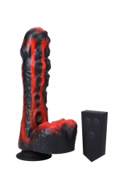 Черно-красная мини-машина на присоске Tendril Thruster - 21,6 см. - Doc Johnson - купить с доставкой в Твери