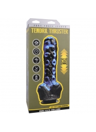 Черно-синяя мини-машина на присоске Tendril Thruster - 21,6 см. - Doc Johnson - купить с доставкой в Твери