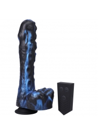 Черно-синяя мини-машина на присоске Tendril Thruster - 21,6 см. - Doc Johnson - купить с доставкой в Твери