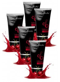 Набор из 5 съедобных лубрикантов JUJU со вкусом вишни - JuJu - купить с доставкой в Твери