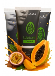 Набор из 3 съедобных лубрикантов JUJU со вкусом тропических фруктов - JuJu - купить с доставкой в Твери