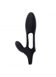 Черная насадка на пенис с вибрацией Nautilus - Zero Tolerance - в Твери купить с доставкой