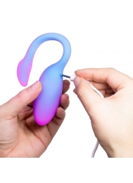 Голубой вибратор Flamingo Max - Magic Motion