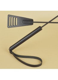 Черный кожаный стек «Сириус» - 60 см. - Sitabella - купить с доставкой в Твери