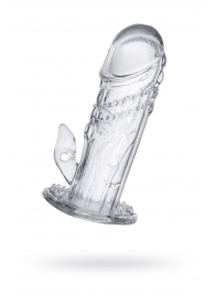 Прозрачная насадка на пенис Uco - 13 см. - A-toys - в Твери купить с доставкой