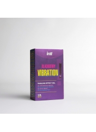Стимулирующий гель с эффектом вибрации Blackberry Vibration - 15 мл. - INTT - купить с доставкой в Твери