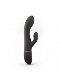 Черный вибратор-кролик Dorcel Glam Rabbit - 21 см. - Dorcel