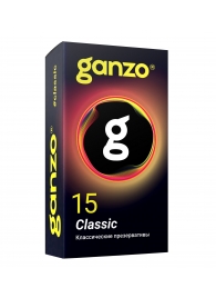 Классические презервативы с обильной смазкой Ganzo Classic - 15 шт. - Ganzo - купить с доставкой в Твери