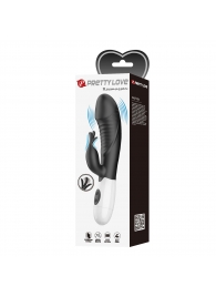 Черный вибратор-кролик Rasmussen - 19,8 см. - Baile