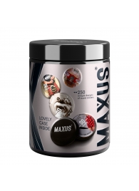 Черные утолщенные презервативы MAXUS Extra Strong с железным кейсом - 15 шт. - Maxus - купить с доставкой в Твери