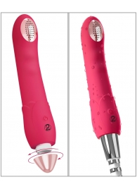 Малиновая насадка на душ с вибрацией Showers to orgasm - 20,1 см. - Orion - купить с доставкой в Твери