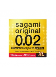 Презерватив увеличенного размера Sagami Original 0.02 XL-size - 1 шт. - Sagami - купить с доставкой в Твери