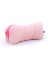 Телесный двусторонний мастурбатор - вагина и ротик - Boys of Toys - в Твери купить с доставкой