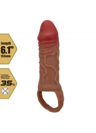 Реалистичная насадка на член Peirre - 15,5 см. - Baile - в Твери купить с доставкой