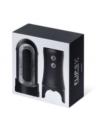 Набор Tenga Flip Zero Electronic Vibrotation: мастурбатор с вибрацией и устройство вращения - Tenga - в Твери купить с доставкой
