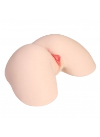 Мастурбатор-полуторс с двойным слоем материала и вибрацией Jenny Onahole Real Hips - KOKOS - в Твери купить с доставкой