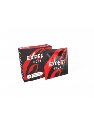 Презервативы с ароматом колы Expert Cola - 3 шт. - Expert - купить с доставкой в Твери
