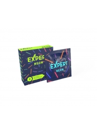 Светящиеся в темноте презервативы Expert Neon - 3 шт. - Expert - купить с доставкой в Твери