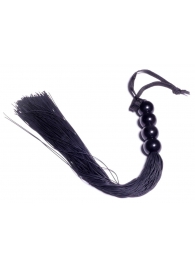 Черная силиконовая плеть - 37 см. - Boys of Toys - купить с доставкой в Твери