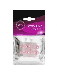 Прозрачная насадка на пенис с цветными шариками - Erowoman-Eroman - в Твери купить с доставкой