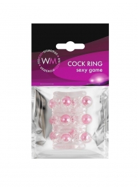 Прозрачная сквозная насадка на пенис с цветными шариками - Erowoman-Eroman - в Твери купить с доставкой