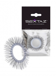 Круглое эрекционное кольцо с «ресничками» - Sextaz - в Твери купить с доставкой