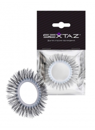 Круглое эрекционное кольцо с длинными «ресничками» - Sextaz - в Твери купить с доставкой