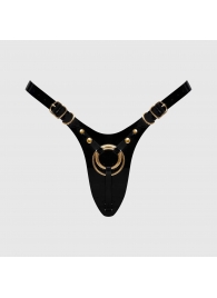 Черный пояс для фиксации насадок Strap-On-Me Leatherette Harness Fabulous - Strap-on-me - купить с доставкой в Твери