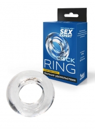 Прозрачное эрекционное кольцо-бублик - Sex Expert - в Твери купить с доставкой