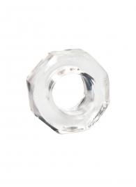 Прозрачное эрекционное кольцо в форме гайки - Sex Expert - в Твери купить с доставкой