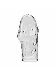 Прозрачная насадка на пенис Booker - 8 см. - Baile - в Твери купить с доставкой