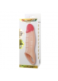 Телесная удлиняющая насадка на пенис Darnel - Baile - в Твери купить с доставкой