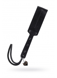 Черный кожаный пэддл - 32 см. - Pecado - купить с доставкой в Твери