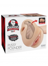 Телесный мастурбатор-вагина Pussy Pounder Squeeze Stroker - Pipedream - в Твери купить с доставкой