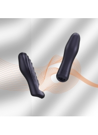 Сливовая силиконовая насадка на пенис с подхватом Manwan Ryzer - Manwan - в Твери купить с доставкой