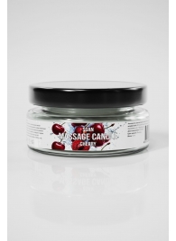 Массажная свеча «Спелая вишня» - 50 мл. - SGAN - купить с доставкой в Твери