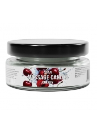 Массажная свеча «Спелая вишня» - 50 мл. - SGAN - купить с доставкой в Твери