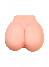 Реалистичный мастурбатор в форме попки с 2 любовными входами - No Name - в Твери купить с доставкой